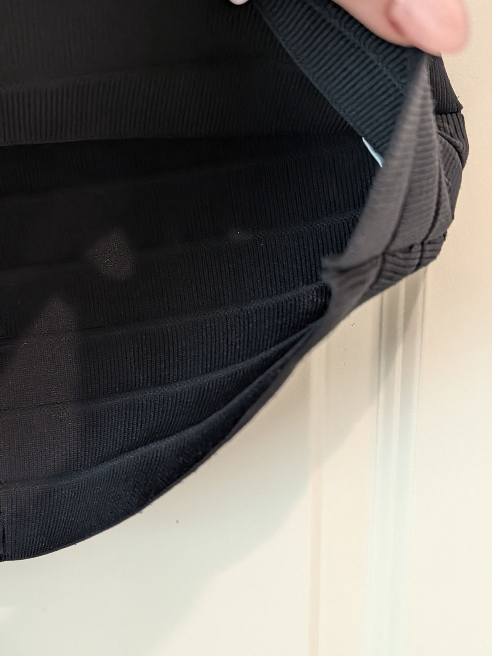 NBD X The Naven Twins Black Mini Bandage Dress with Lace Waist - Picture 5 of 6